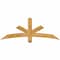 Ekena Millwork Alberta Rough Sawn Timber Gable Bracket, Western Red Cedar, 60"W x 22"H x 4"D x 4"F, 9/12 Pitch GBW060X22X0404ALB00RWR - alternate 1